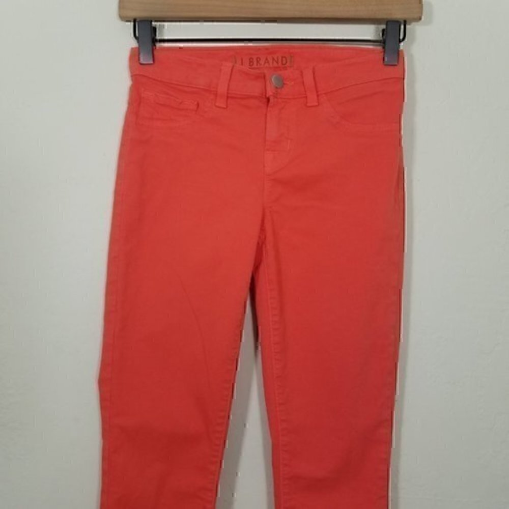 J Brand TANGERINE Skinny Leg Stretch Jeans Size 24 - Picture 2 of 10